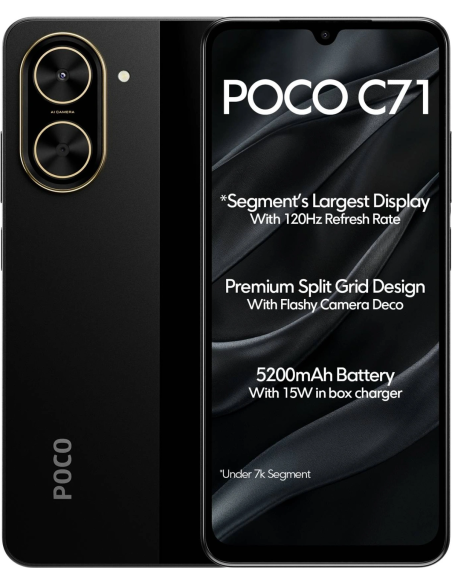 Купити POCO C71 4/64GB Power Black в ELEKTRON.UA