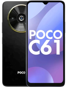 Купити POCO C61 3/64GB Black + зарядний пристрій в ELEKTRON.UA