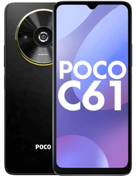 Купити POCO C61 3/64GB Black + зарядний пристрій в ELEKTRON.UA