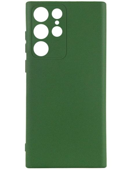Купити Чохол Silicone Case AA for Samsung Galaxy S24 Ultra Dark Green в ELEKTRON.UA