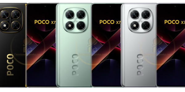 POCO X7 показали на якісних рендерах у різних кольорах