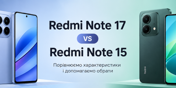 Xiaomi Redmi Note 17 vs Redmi Note 15: що змінилося і який смартфон вибрати?